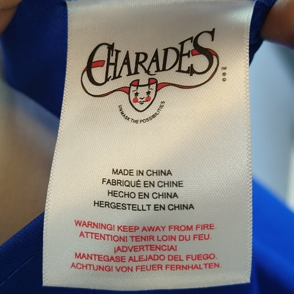 Union Jack Sequin Charades costume dress defect XL - Picture 5 of 7